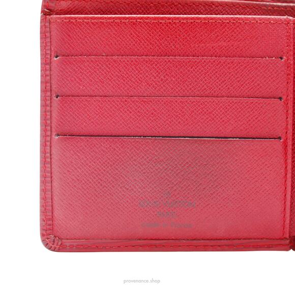 🔴 Louis Vuitton Marco Wallet - Red Epi Leather - Picture 6 of 9